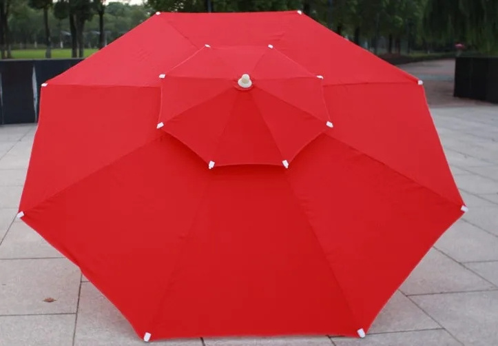 Sunday Custom Design Foldable Sun Umbrella Manual Control Metal Frame Pongee Material for Adults Outdoor Beach Umbrella