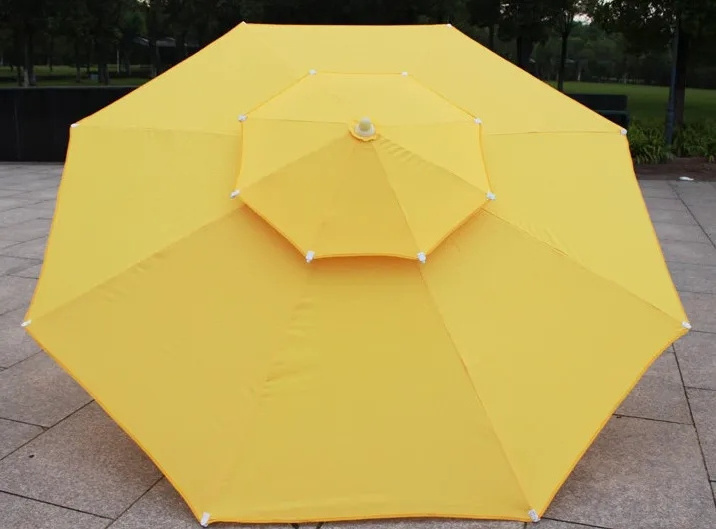 Sunday Custom Design Foldable Sun Umbrella Manual Control Metal Frame Pongee Material for Adults Outdoor Beach Umbrella