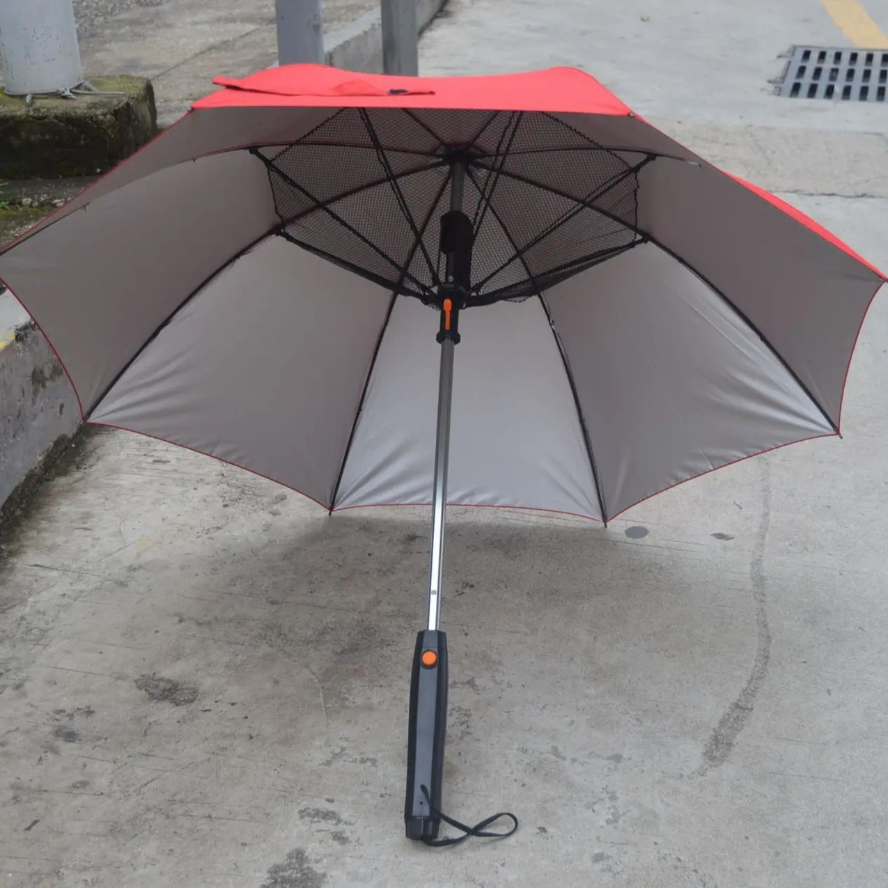 Sunday unique design custom printing spray fan umbrella for hot summer