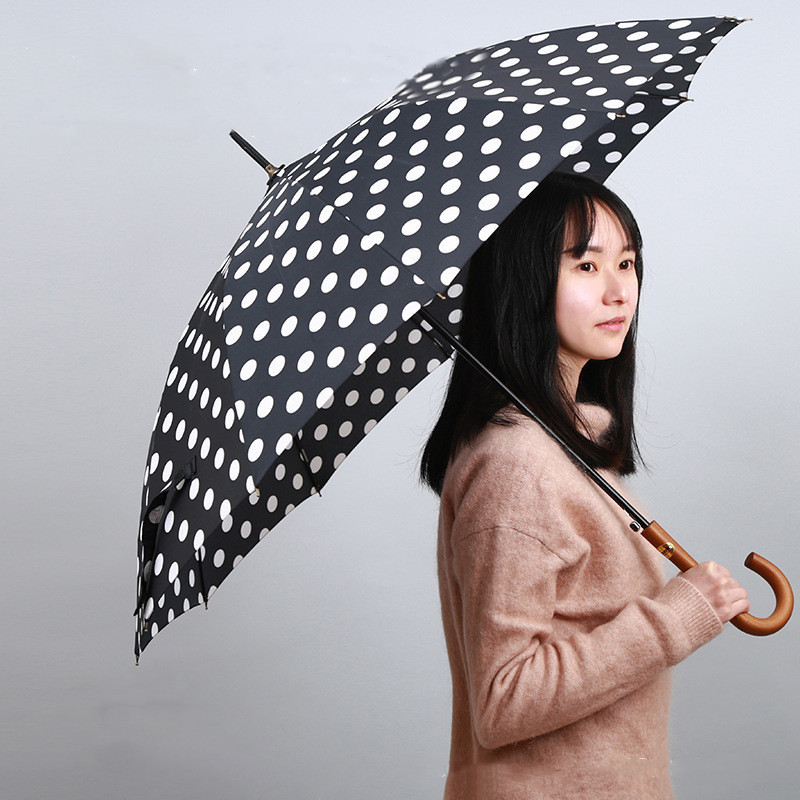 Sunday wholesale  wood handle cheap straight umbrella custom made logo print umbrellas Advertising Umbrella