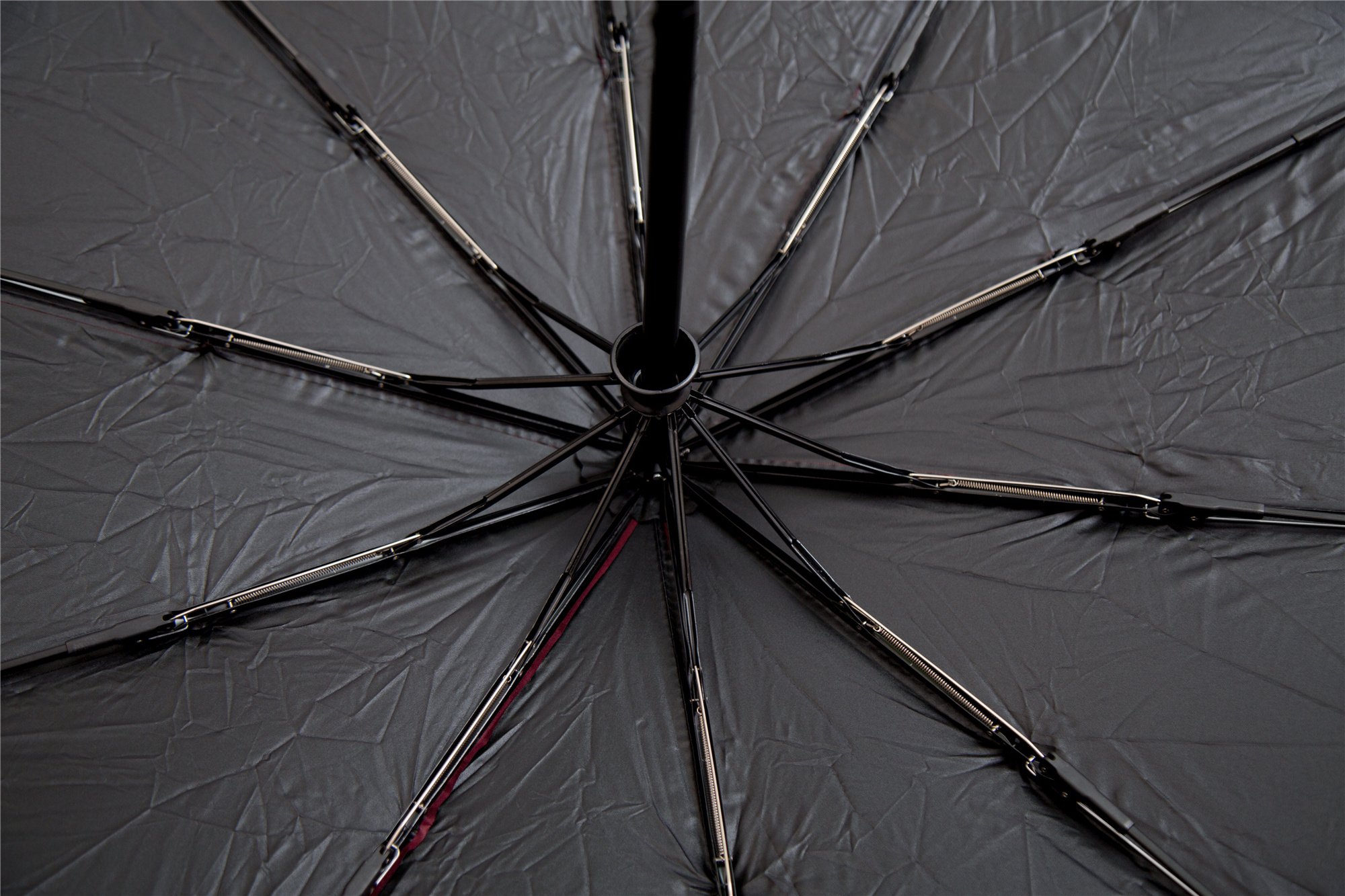 SD Sunny and Rainy Umbrella 10 bones Metal Shaft Black Coating Automatic windproof Umbrella 3 fold Customized Color