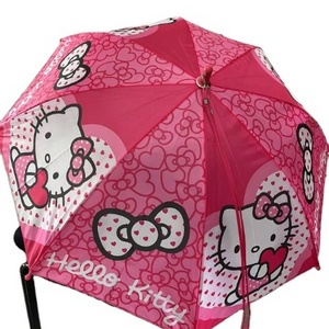 SUNDAY  J Handle Light Weight Cheap Customized printed Kids gift  auto umbrella factory kids umbrella cartoon