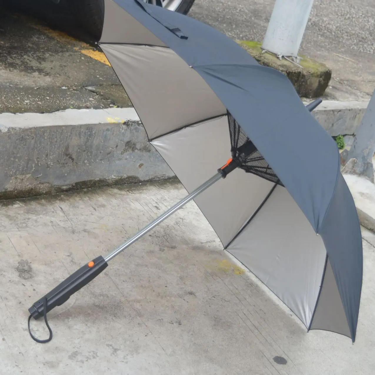 Sunday unique design custom printing spray fan umbrella for hot summer