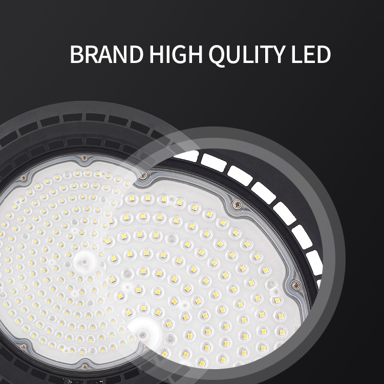 Ip65 Industrial Lighting Highbay Lamp 100W 150W 200W 260W Dob Warehouse Gymnasium Garage Led Ufo High Bay Light