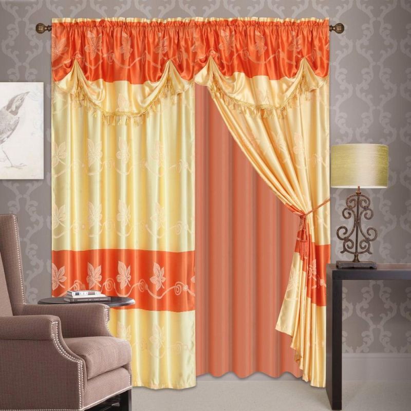 Single Jacquard Curtain Fabrics Turkey With Turkish Curtain Fabric Design For Salon