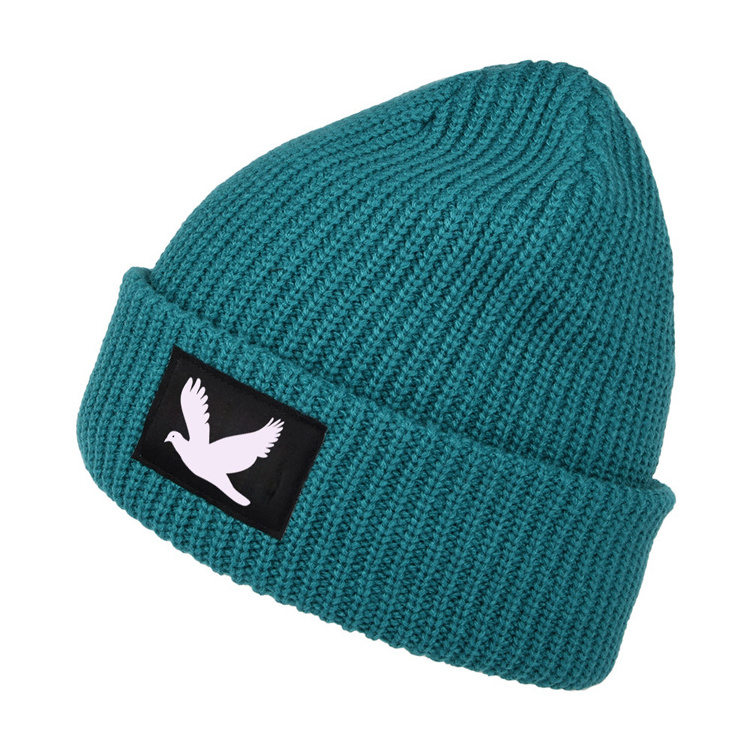 Wholesale Custom High Quality Label Logo Colorful Winter Hat Fisherman Beanies Men Women Acrylic Knitted Beanie Cap BestSuppliers