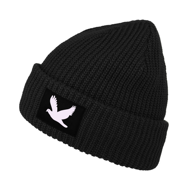 Wholesale Custom High Quality Label Logo Colorful Winter Hat Fisherman Beanies,Men Women Acrylic Knitted Beanie Cap