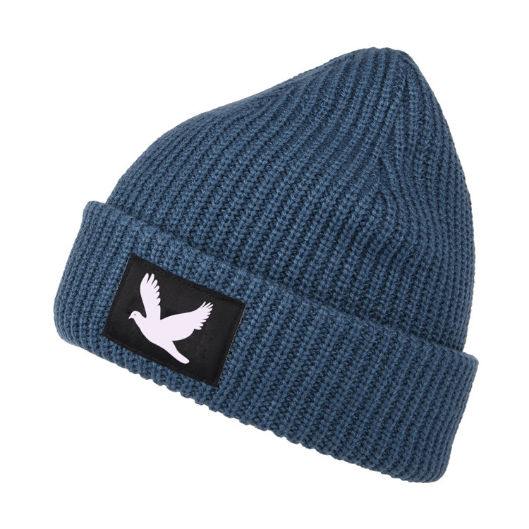 Wholesale Custom High Quality Label Logo Colorful Winter Hat Fisherman Beanies,Men Women Acrylic Knitted Beanie Cap