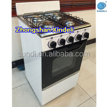 50*50 Size 21 Inch Used In Home Gas Duck Making Oven Gas Stove 4 Burners Gas Cooking Range With Oven Function