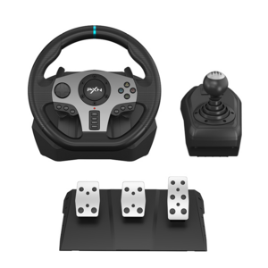 SUNDI 900 Degree Gaming Racing Steering Wheel teering Wheel With Pedal And Gear Stick