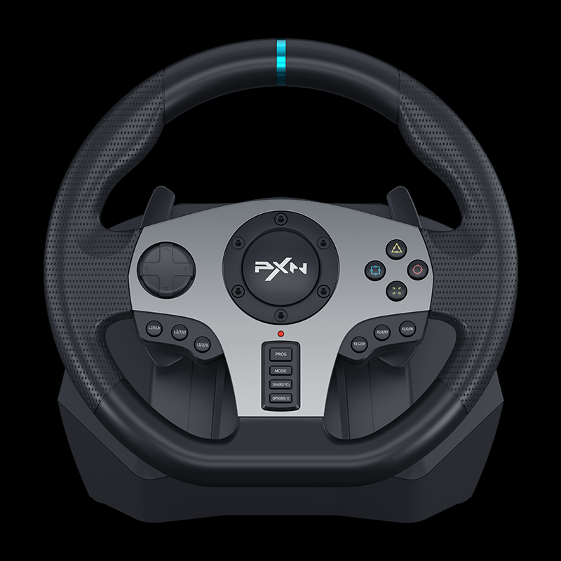 SUNDI 900 Degree Gaming Racing Steering Wheel teering Wheel With Pedal And Gear Stick