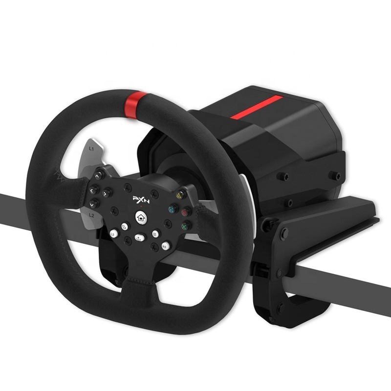 SUNDI PXN V10 Gaming Racing Steering Wheel 270 And 900 Degree Steering Wheel With Pedal And Gear Stick For PS3 PS4