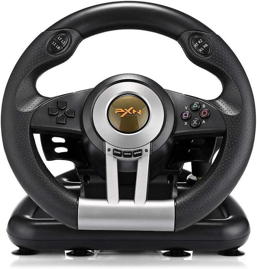 SUNDI Programmable PXN V3II Simulator Racing Game Gaming Steering Wheel for PC PS4 Switch