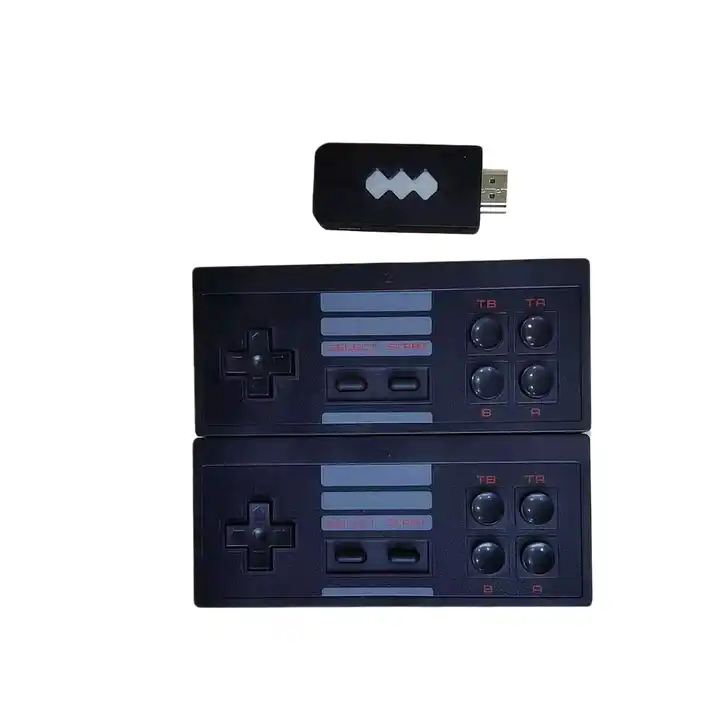 Mini HD Game Console with 2 Double Dual Wireless Game Controller For 8bit Entertainment System