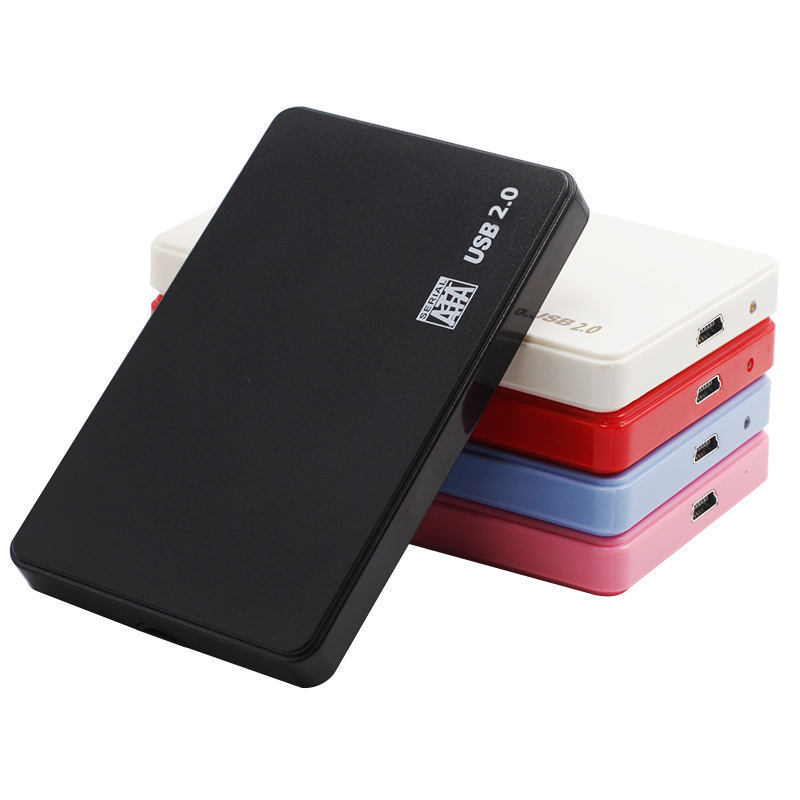 Portable Tool-Free Hard Drive Enclosure Pocket USB 2.0 New 2.5 Inch SSD Case External Hard Disk Docking Station