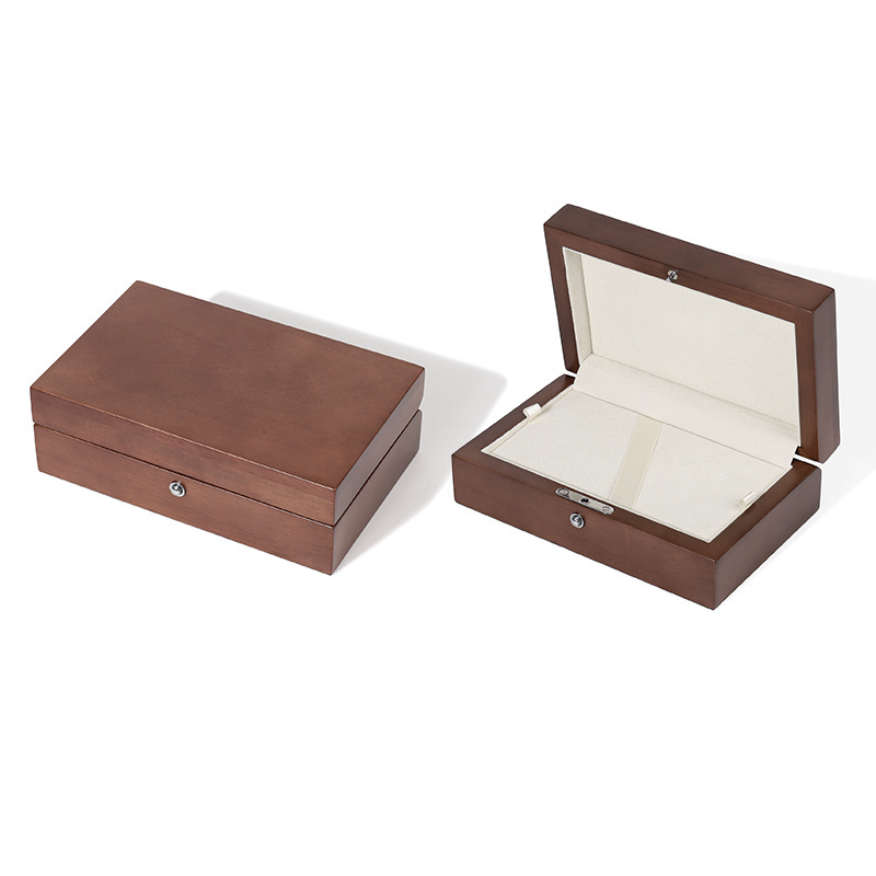 High-end custom  gift Souvenirs Medal trophies Playing cards wood crafts wooden boxes Luxury wooden pen display box