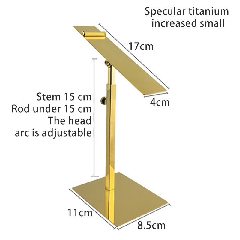 High quality retail shoe store holder fixture design mirror lifting shoes bracket metal display stand for exhibition show