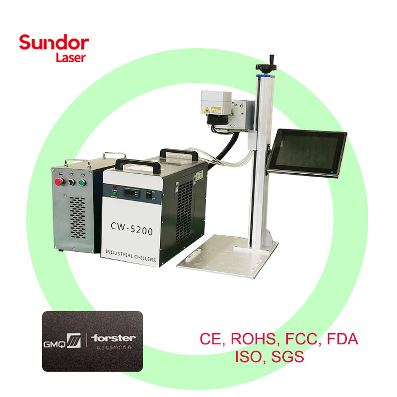 CE ROHS FCC certificate 3w laser marking machine for acrylic glass metal plastic