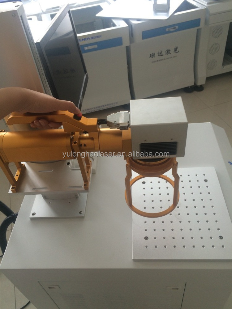 Optical hand-held fiber laser marking machine for metal 20w 30w 50w JPT laser marker for sale