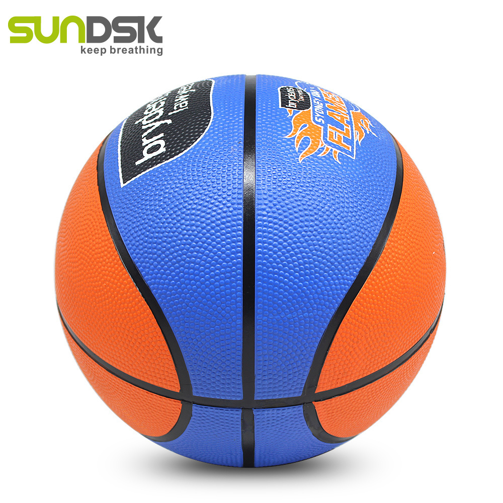 Custom logo size 7/6/5/4/3/2/1 size 3 ball prices rubber basket basketball ball for children