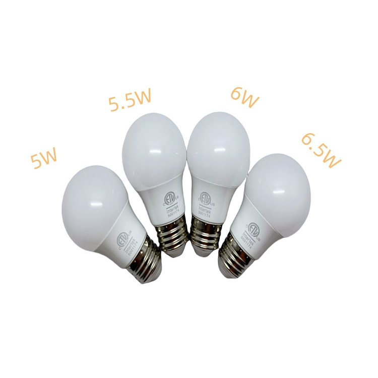 Rated Power 5w 5.5w 6w 6.5w A15 120V Dimming E26 ETL Independent Driver Guangdong LED Lamp