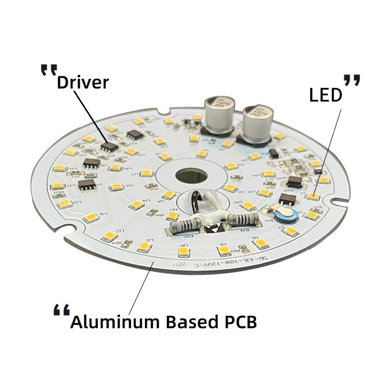 18W 120V ETL LED PCB Module Panel Retrofit Kit for Ceiling Fan Light Ceiling Flush Light Replacement