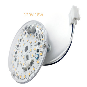 18W 120V ETL LED PCB Module Panel Retrofit Kit for Ceiling Fan Light Ceiling Flush Light Replacement