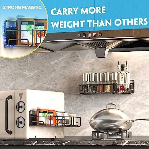 Kitchen Black Wall Mount Mail Shelf Organizer Floating Shelves with Key Hooks for Entryway Storage Living Room