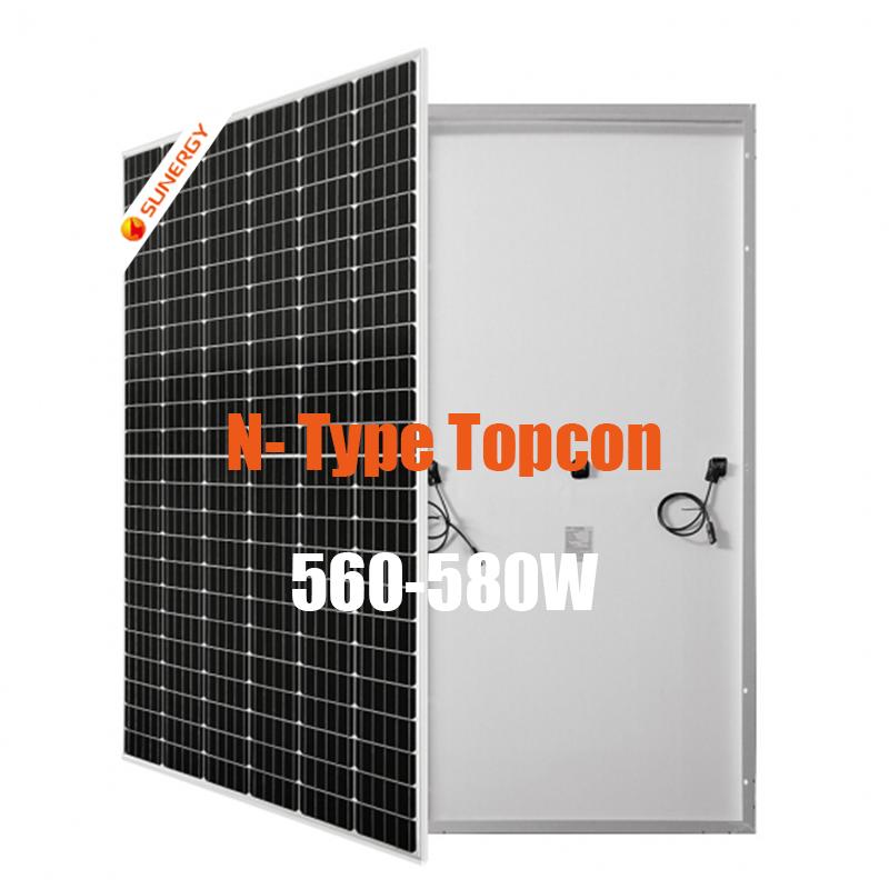 SUNERGY 565W 570W 580W 585W N-type TOPCON Solar Power Panel 182MM Photovoltaic Solar Panel Home