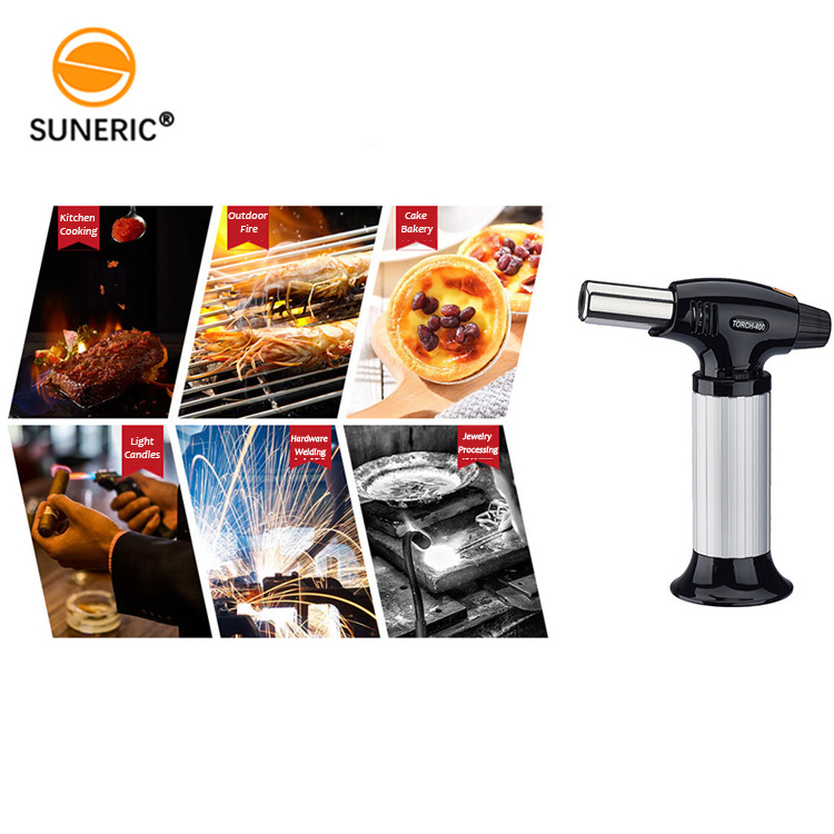 Kitchen ignition blow torches gun chef lighter butane torch for cooking food baking creme brulee