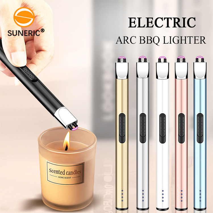 USB rechargeable plasma arc electric lighter for candle cigarette kitchen ignition BBQ