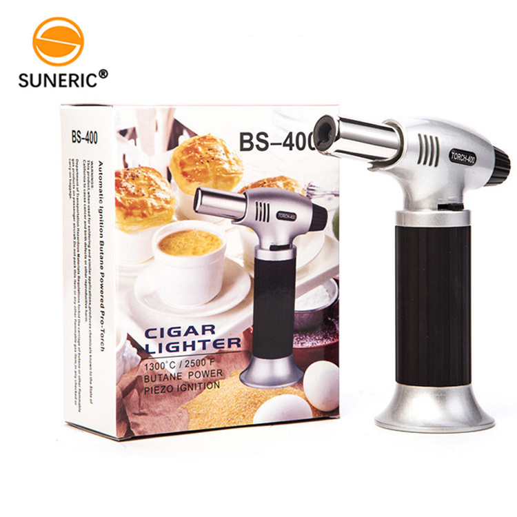 Kitchen ignition blow torches gun chef lighter butane torch for cooking food baking creme brulee