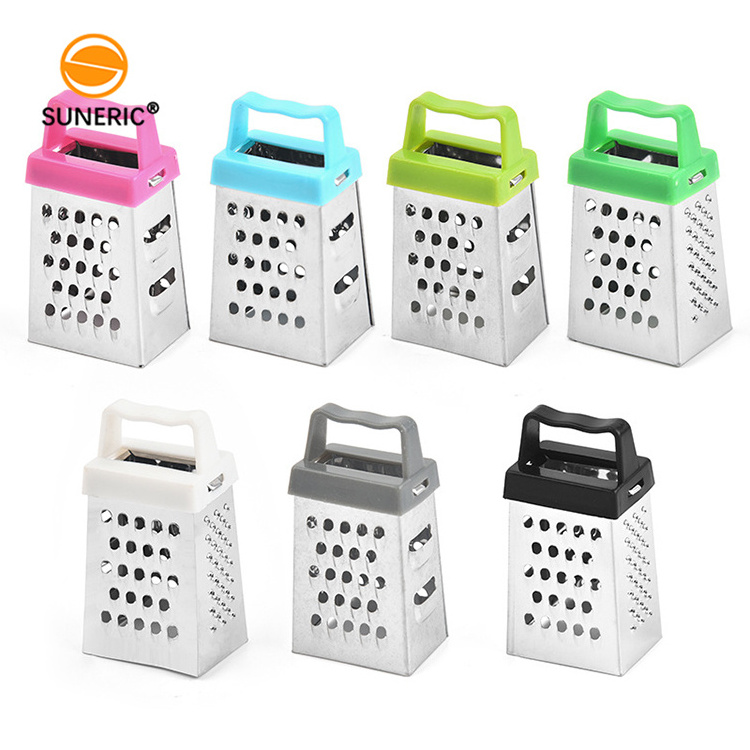 Manual stainless steel small box chopper cassava cheese multi slicer ginger mini grater