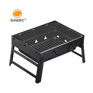 Portable Smoker Charcoal Barbecue Mini Outdoor Folding Tabletop Stainless Steel Charcoal Bbq Grills For Sale