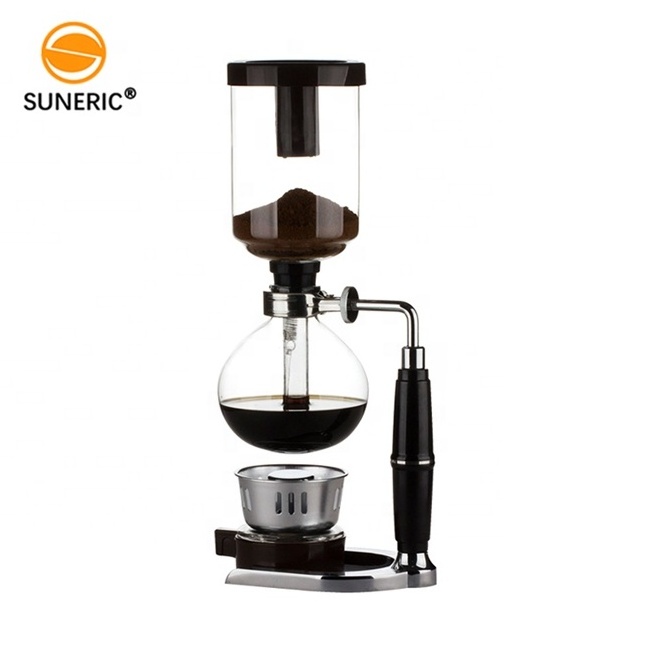 Household Classic Tabletop Glass 3-cup Balancing Siphon Coffee Brewer 5-cup Syphon Coffee Maker