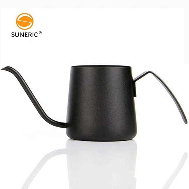 Black Vintage Hand Drip Ear Hanging Tea Coffee Pot 304 Stainless Steel 250ml 350ml Pour Over Coffee Kettle Gooseneck