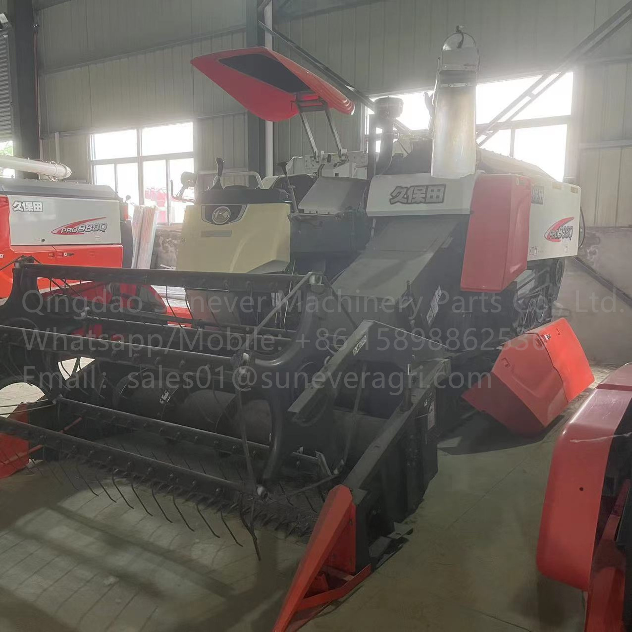 used kubota combine harvester 988 wheat harvest machine price of wheat harvester