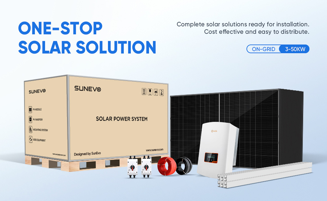 Sunark Mppt Solar Panel Kit 10000 Watt 15000 Watt 20000Watt Solar Power System