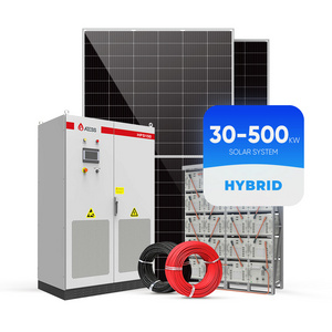 Three Phase Hybrid Full Solar Panel Complete Kit 25 Kw 35Kw 40 Kva 500Kw Solar Power System Price