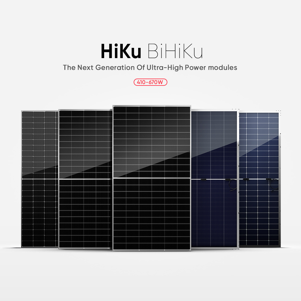 Paneles Solares Costo Solar Pv Module 800W 700W 670W 660W 655W 650 1000 Watt Hiku 7 Monocrystalline Silicon Solar Panels