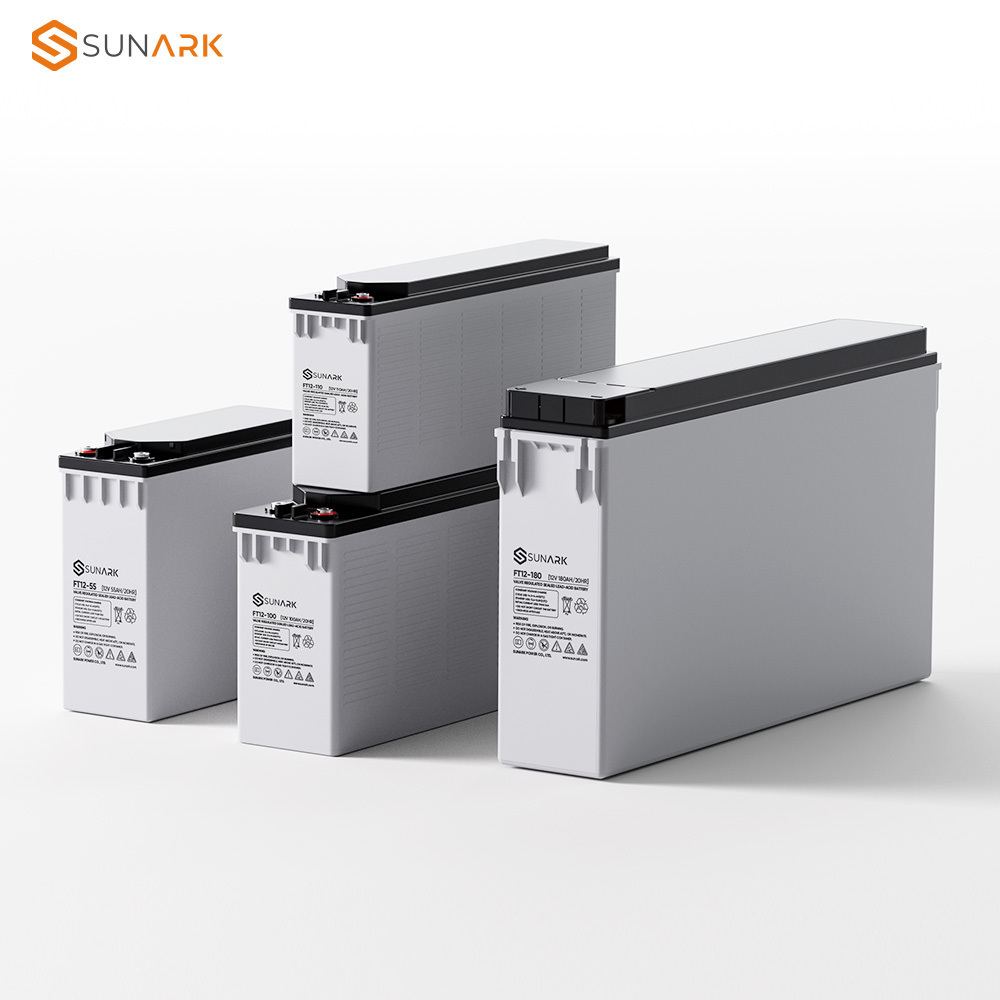 Front Terminal Solar Gel Battery 12V 100Ah 150Ah 200Ah Lead Acid Batterie Gel Solaire Batteries