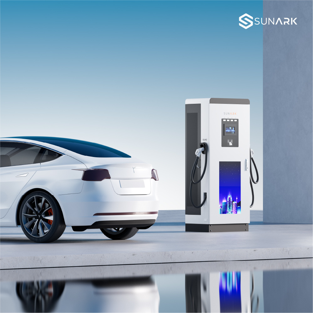 Ev Electric Car Charging Station 50KW 60KW 80KW Dc Fast Floor Mounted Charging Stations