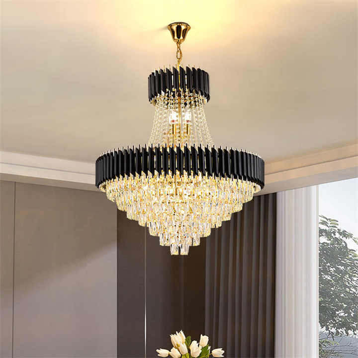 Factory wholesale Nordic Hotel luxury Creative living room Shabby Chic Chandelier Rattan Pendant Lamp Light Lights Ceiling