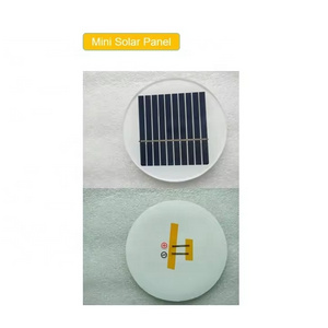 Wholesale Panel Solar Mini 5V 1W solar panel for smart devices 12v 10 20 30 40 50 watt Customized solar panels Circular 1W 5V