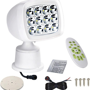 Boat Spot Light Marine Spotlights for Boats Search Lights LED Wireless Remote Control 60 W 12-24 V