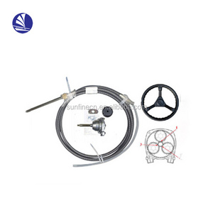 Boat polished stainless steel steering kits wheels  for marine yacht