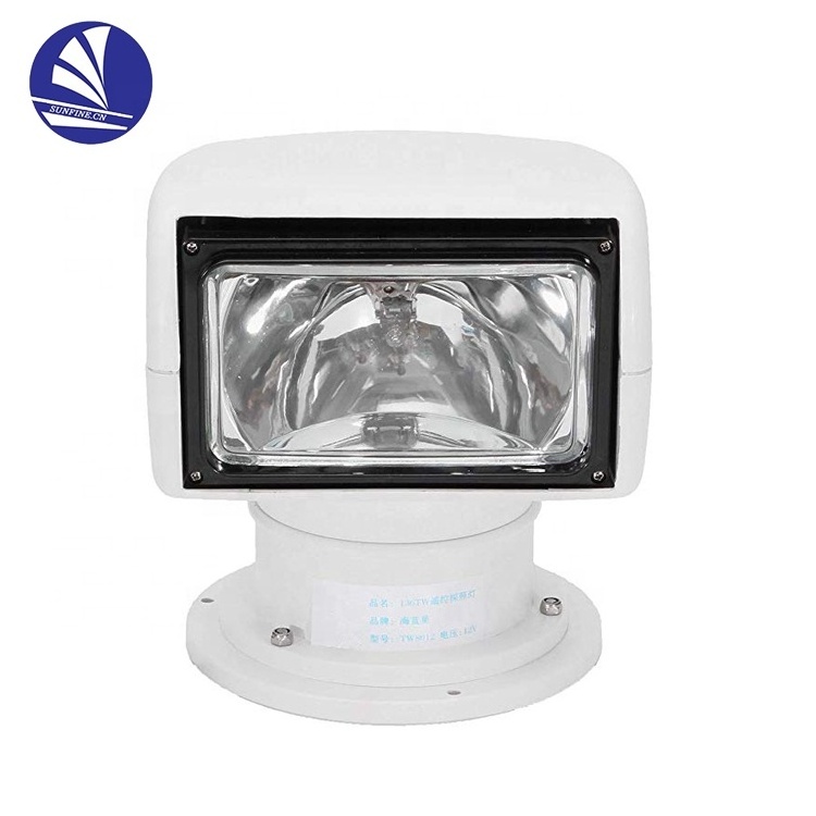 Remote Control HID LED Searchlight Lamp Marine Yacht Boat  Spotlight Search Light 12V&24V for Boat Truck SUV Car LED car light