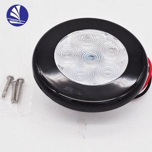 Marine 12v waterproof 3" Round Screw Recessed Mount Down Light Warm White LED for boat RV