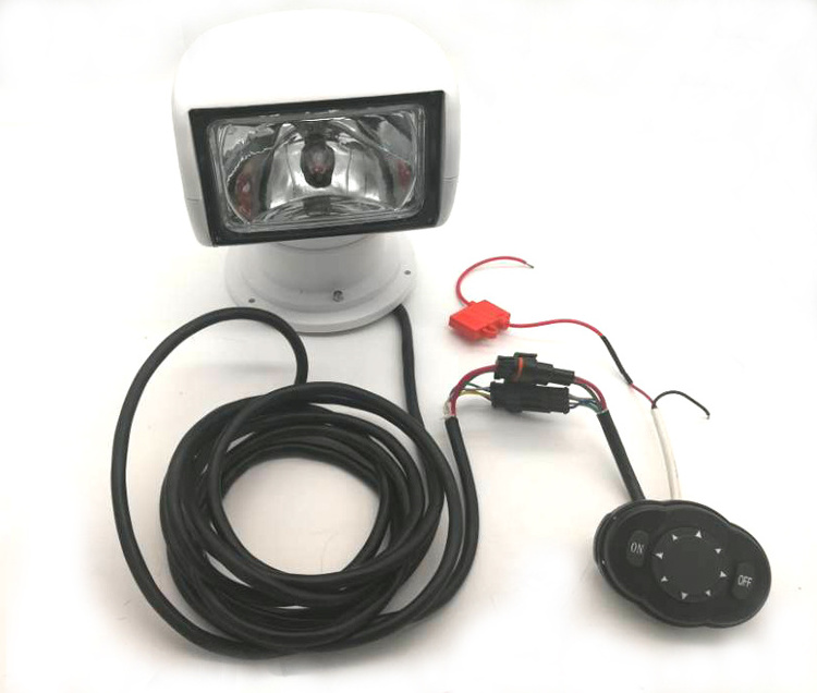 Boat Spotlights 100W Remote Control Spotlights for Boat Truck, Marine Boat Search Lights Marine 360 degree