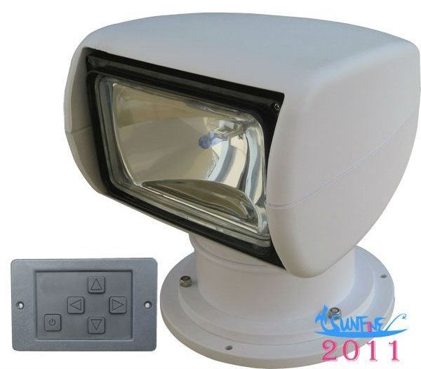 Boat Spotlights 100W Remote Control Spotlights for Boat Truck, Marine Boat Search Lights Marine 360 degree